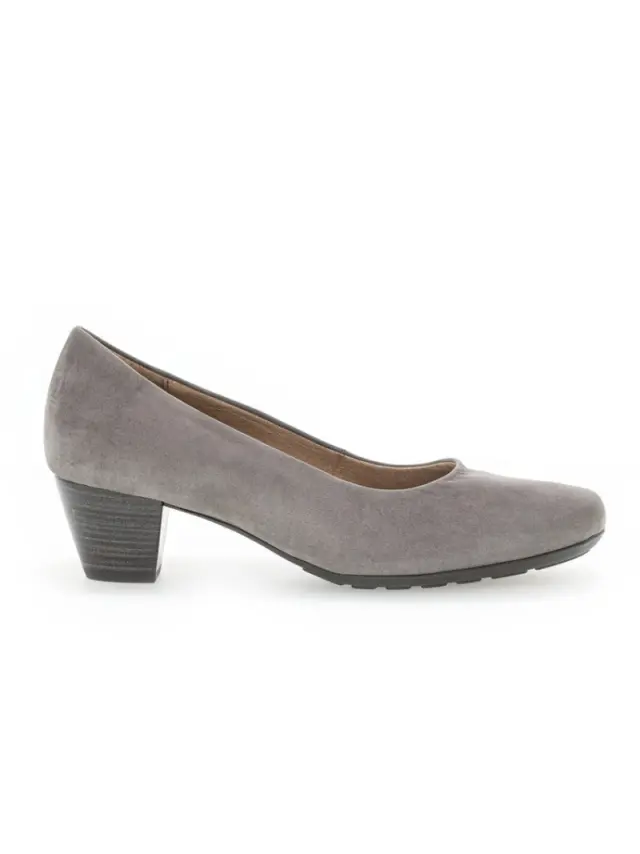 Gabor Γόβες Γυναικείο δέρμα Nubuck Γκρί GAB/02120 31-FUMO 3