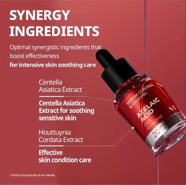 VT Cosmetics Azelaic Acid A1 Calming Ampoule Ορός για Κοκκινίλες & Ακμή, 30ml 2