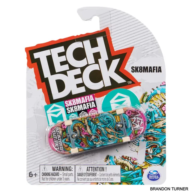 Spin Master Παιχνίδι Μινιατούρα TechDeck (Διάφορα Σχέδια) 1τμχ 2