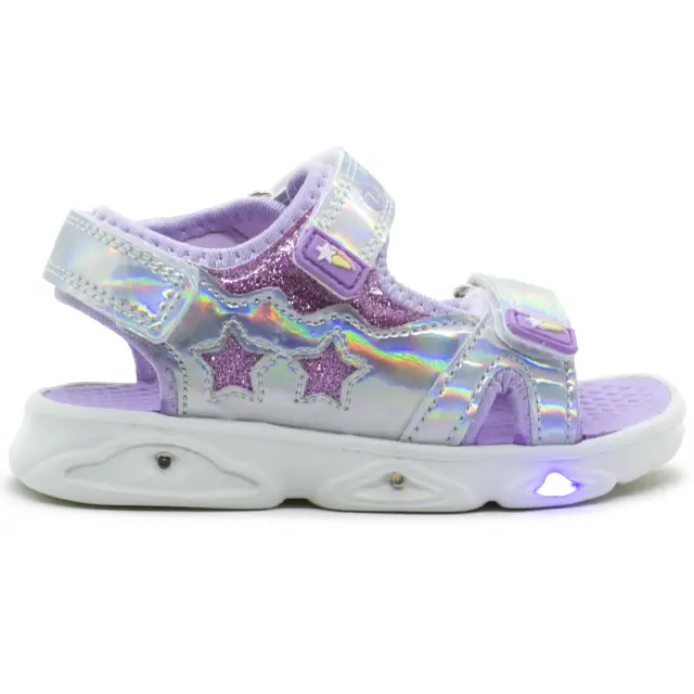 Πέδιλο ZigZag Μωβ με φωτάκια Z262440 - 30