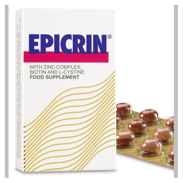 Epicrin | Συμπλήρωμα Διατροφής για Δυνατά, Υγιή Μαλλιά & Νύχια | 30caps