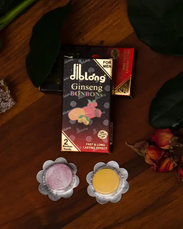 Ginseng Καραμέλες ενίσχυσης απόδοσης για Άνδρες 2τμχ