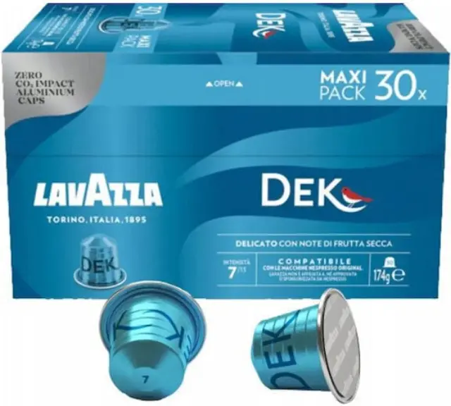 Lavazza DEK 30 Nespresso κάψουλες αλουμινίου