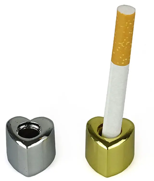 Snuffer Μεταλλικό Σχέδιο Καρδιά (Τασάκι Μινι) - 2cm