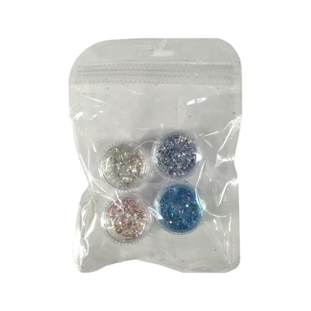 Σετ Glitter νυχιών Nail Art - ND138 - 4pcs - 910549 2