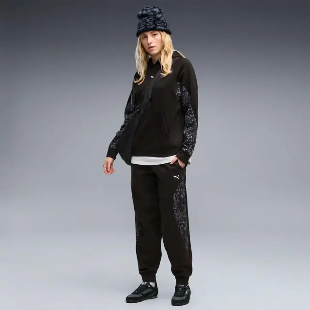 Puma Women's Sport Animal Comfort Fleece Sweatpants Μαύρο 637612-01 (Puma) 3