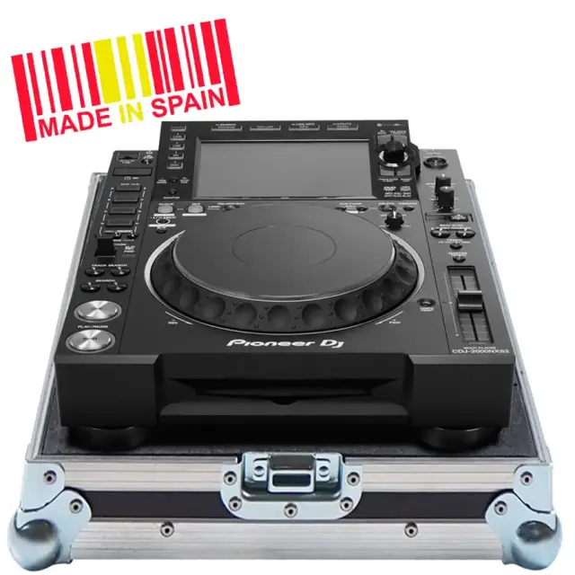 WALKASSE WC-CDJ2000NXS2-ESP Professional Flight Case CD Player Pioneer® CDJ-2000NXS2 Silver