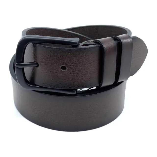 Coffee Δερμάτινη Ζώνη Full Grain 4 cm