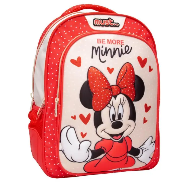 Σχολική Τσάντα Πλάτης Must Disney Minnie Mouse Be More Minnie Πολύχρωμη Μ32xΠ18xΥ43cm/ 0562945 (Must)