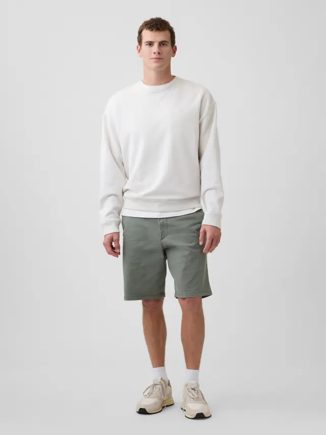 Ανδρική Khaki Βερμούδα 9" Essential Mesculen green - 36