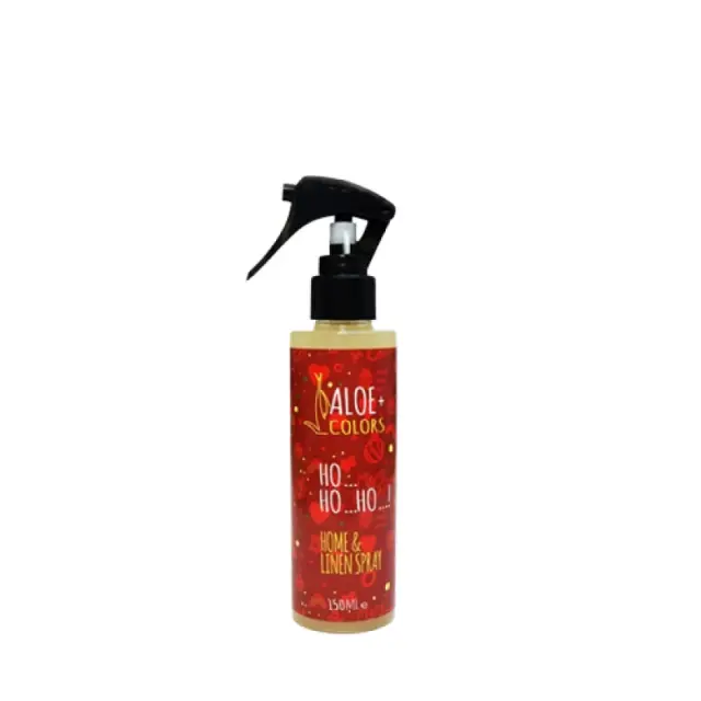 Aloe Colors Ho Ho Ho Home & Linen Spray Αρωματικό Spray για το Σπίτι & Υφάσματα με Άρωμα Μελομακάρονο, 150ml