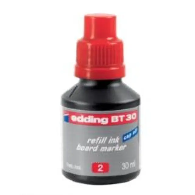 Edding BT-30 Μελάνι Πίνακα Κόκκινο 30ml (01.ΒΤ-30/2)