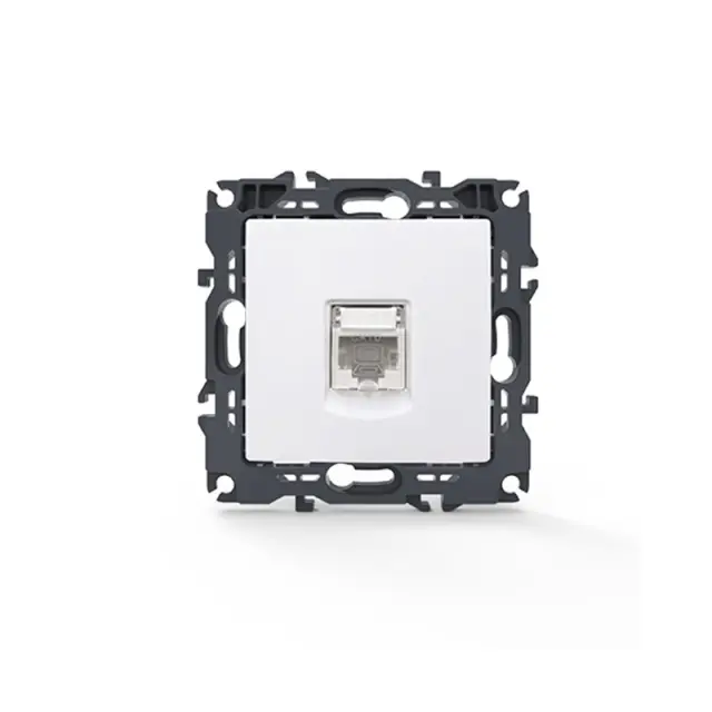 PRIME ΠΡΙΖΑ ΔΙΚΤΥΟΥ ΛΕΥΚΗ 1XRJ45 CAT6 UTP IP20 / 1000113201