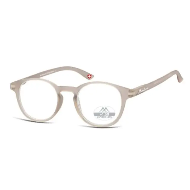 Montana Eyewear Γυαλιά ανάγνωσης σε Διάφανο Γκρι Ματ Χρώμα MR52C +3.00, 1 τεμάχιο