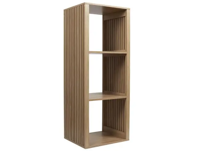 Ραφιέρα Οργάνωσης Klaus Home Deco Factory με 3 ράφια και διαστάσεις 38.5x32x99cm - Συνδυάζεται με κουτιά αποθήκευσης - Σε απόχρωση Ξύλου HD0242FS 2