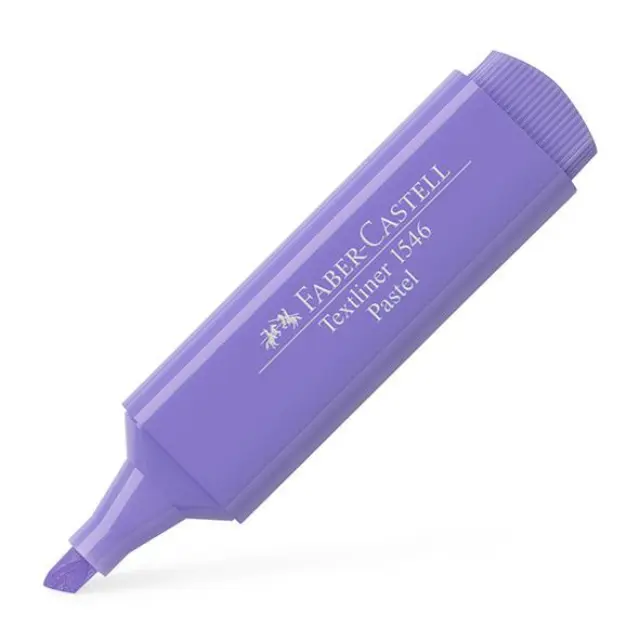 Μαρκαδόρος Υπογράμμισης Faber Castell 1546 Παστέλ Λιλά 154656