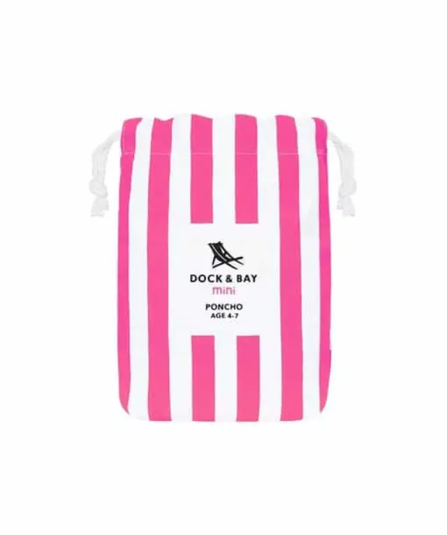 Dock & Bay Πετσέτα Πόντσο Phi Phi Pink 2-4 ετών