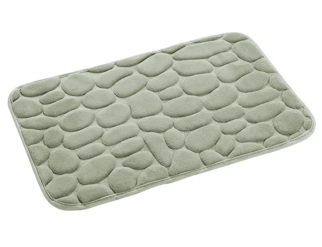 Πατάκι Μπάνιου Ricochet Douceur d'intérieur με memory foam και διαστάσεις 50x80cm - Sage 1802216 3