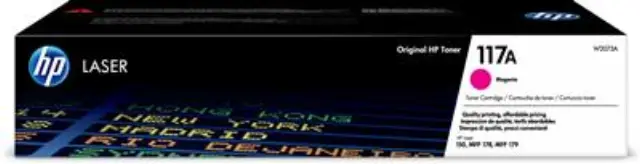 HP 117A Magenta Original Laser Toner Cartridge (W2073A) (HPW2073A) HEWLETT PACKARD