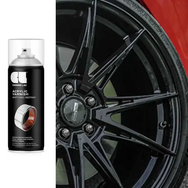 Βερνίκι Άχρωμο COSMOS LAC 376 Acrylic Varnish 400ml 2