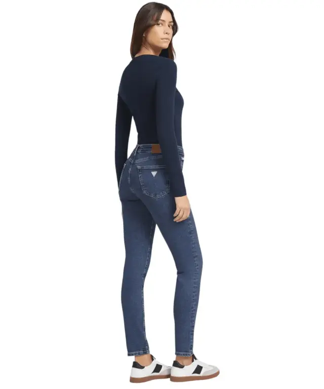 Guess - Γυναικείο τζιν G05 skinny με ψηλή μέση W4YA92D5CB2-M3DW Μπλε - W25 L30