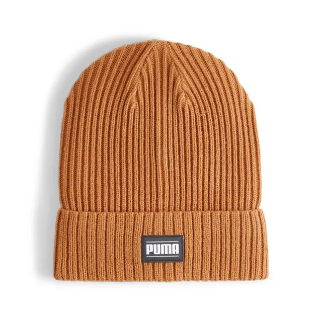 Puma Unisex Ribbed Classic Cuff Beanie Καφέ 024038-12 (Puma) - One Size