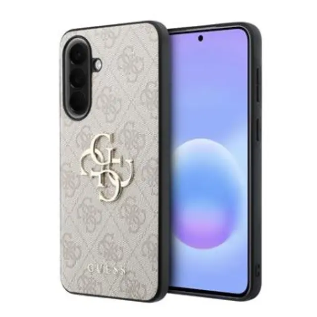 Guess PU 4G Metal Logo Case for Samsung Galaxy A57 Pink