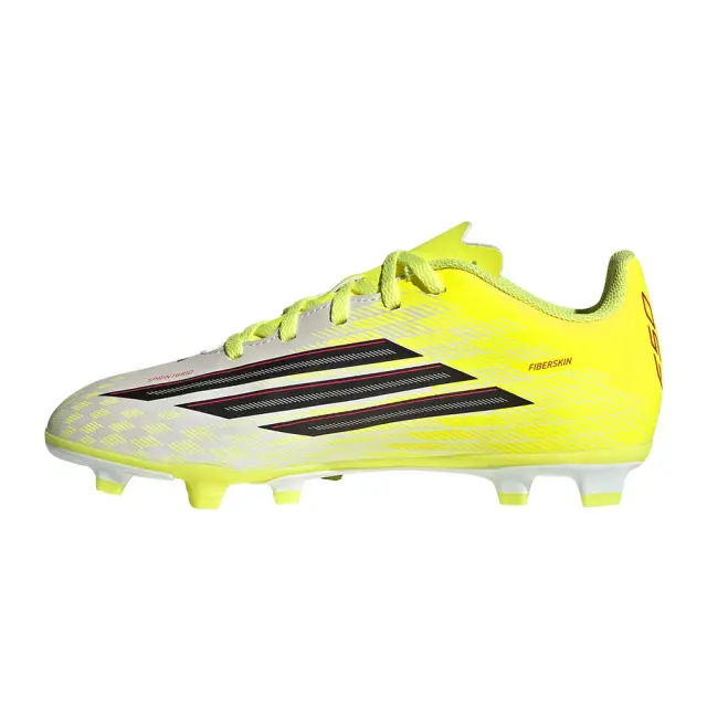 adidas Performance Kids F50 Club FG/MG J Άσπρο - Κίτρινο JS1482 (adidas Performance) 2