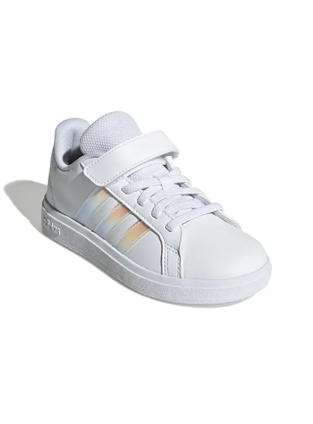 Παιδικά Παπούτσια Adidas Grand Court 2.0 για Κορίτσια Holographic (Μεγέθη 28-35) ΛΕΥΚΟ 2