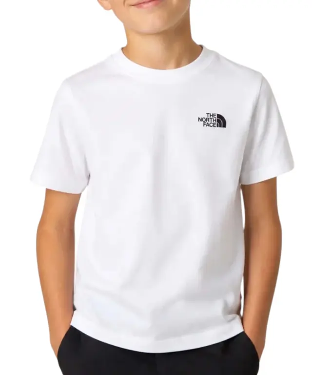 The North Face - Παιδική Κοντομάνικη Μπλούζα T-shirt NF0A8F9Z-FN4 Λευκό - 7 ετών