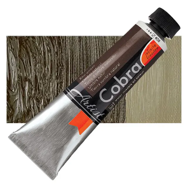 Λάδι Νερού Talens Cobra - 408 Raw Umber - 40ml