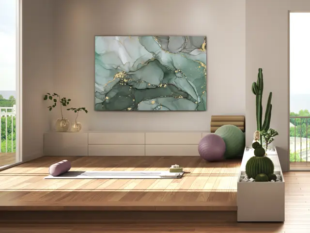 Fondo Marino 913571 έντυπη φωτογραφία Γκρί Πράσινο Χρυσό 3