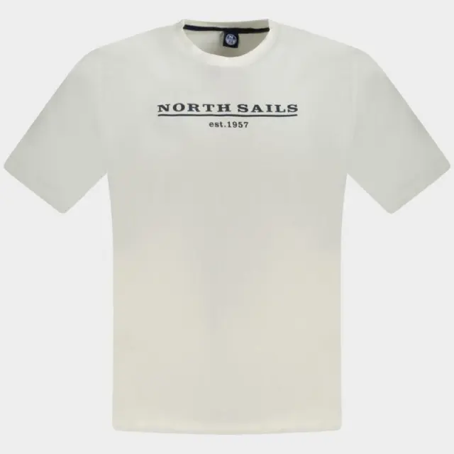 Αντρικό T-shirt North Sails 996022000_BI0101 Λευκό - 2XL
