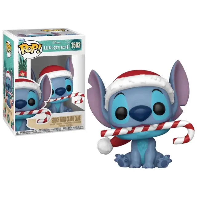 Funko Pop! Disney: Lilo + Stitch Stitch with candy cane #1502 Figure