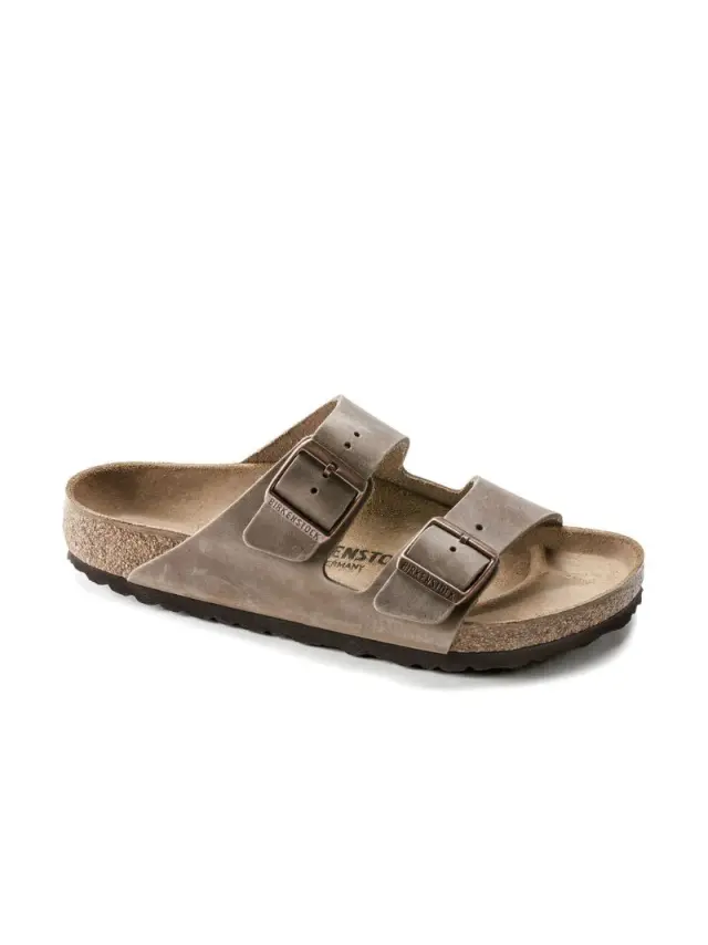 Birkenstock Πέδιλα Unisex δέρμα Oiled Καφέ BIR/ARIZONA 352203 TABACCO 2