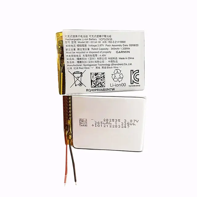 Εφεδρική μπαταρία 361-00164-00 κατάλληλο για Garmin Instinct solar STD-810G ORIGINAL(ΧΩΡΙΣ ΚΟΝΕΚΤΟΡΑ)