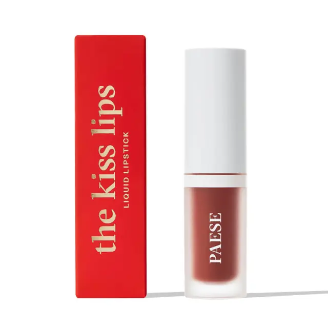 Paese Liquid Lipstick The Kiss Lips 04 Rusty Red