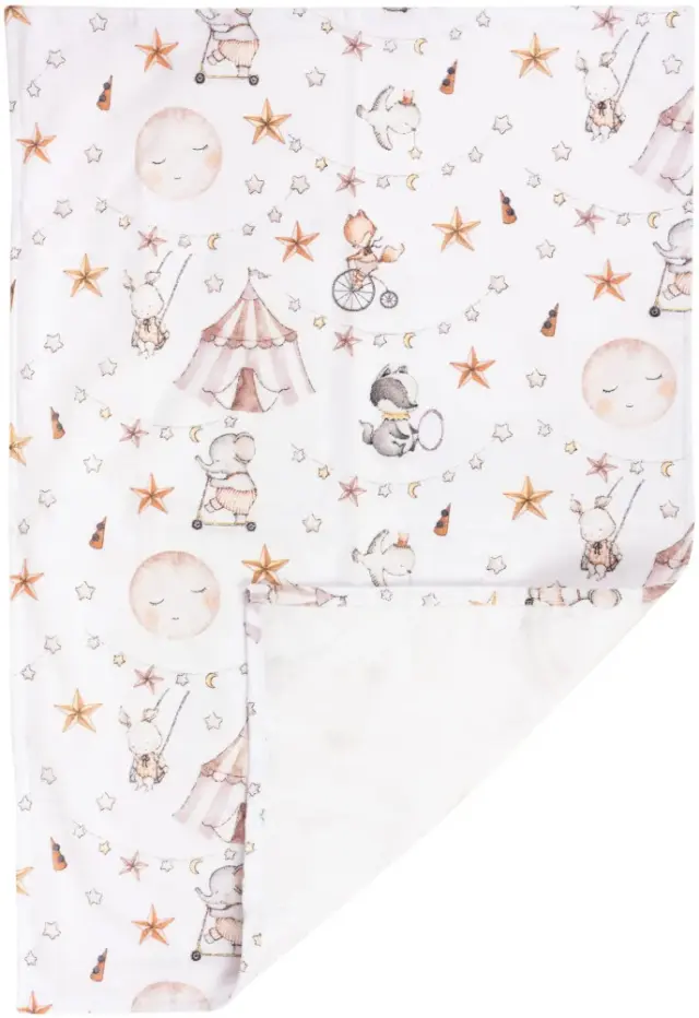 Σελτεδάκι - Πάνα Flannel με Μεμβράνη 75x50cm Candy Circus 5904506816033