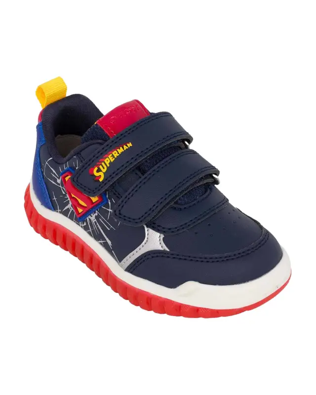 Παπούτσια sneakers Geox Superman με led φωτάκια 3