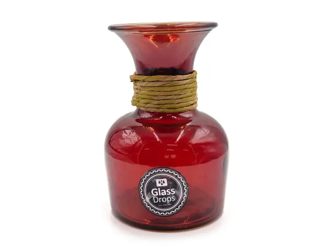 Διακοσμητικό Βάζο Glass Drops Florero Chicago Enea (E5650DB738) Aπό 100% ανακυκλωμένο γυαλί, Χωρητικότητας 2.6L, Διαστάσεων Ø 14 x Υ 20 cm, Terracotta E5650DB738 3