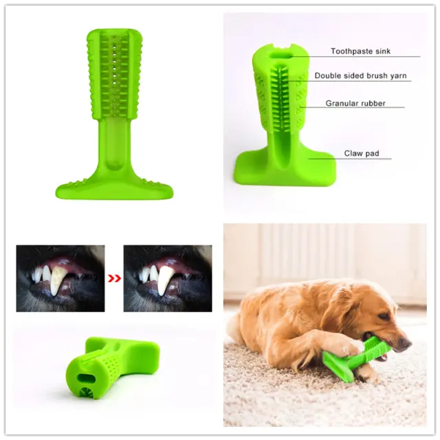 Oδοντόβουρτσα σιλικόνης κατοικίδιων-Pet toothbrush 2