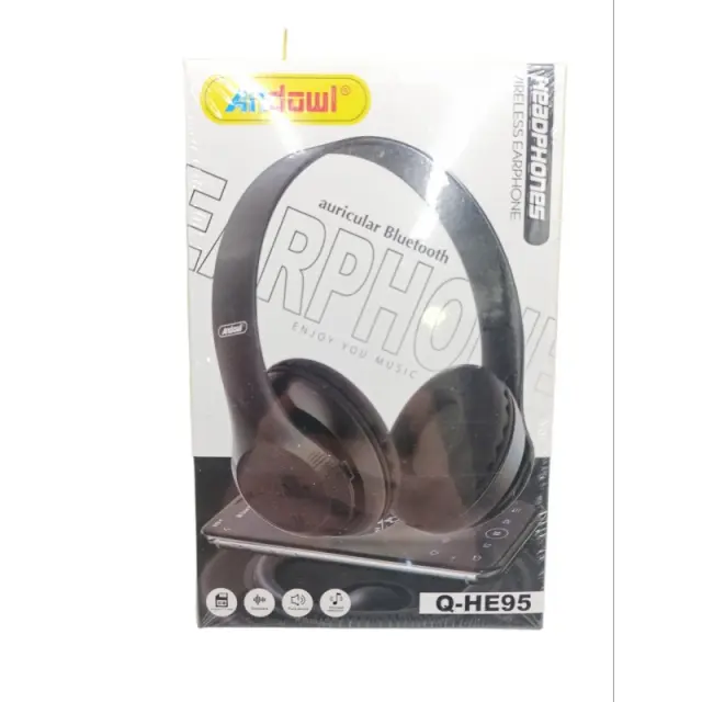 Andowl Q-HE95 Bluetooth Wireless On Ear Headphones Blaca 3