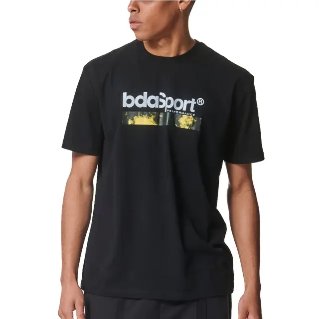 MEN'S ESSENTIAL BRANDED T-SHIRT 053419-01-BLACK - L