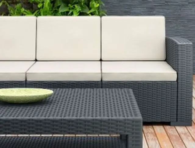 Μαξιλάρι MONACO Εκρού Polyester 58x58x7cm 3