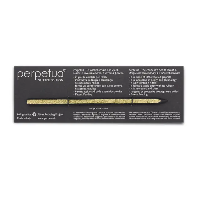 Perpetua Glitter Pencil Gold