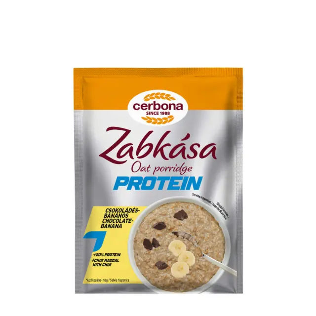 Cerbona Chocolate-Banana Protein Oat Porridge
