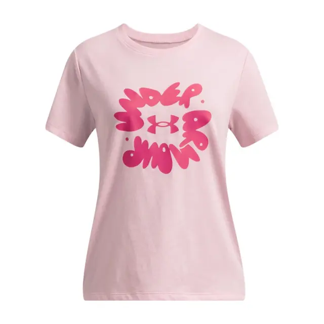 Under Armour Bubble Wordmark ΠΑΙΔΙΚΗ ΜΠΛΟΥΖΑ (1389765-647) - Ροζ