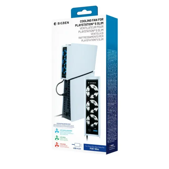 Nacon Cooling Fan White-Black PS5 Slim - PlayStation 5