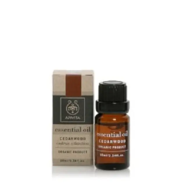Apivita Essential Oil Cedarwood Αιθέριο Έλαιο Κέδρου, 10ml