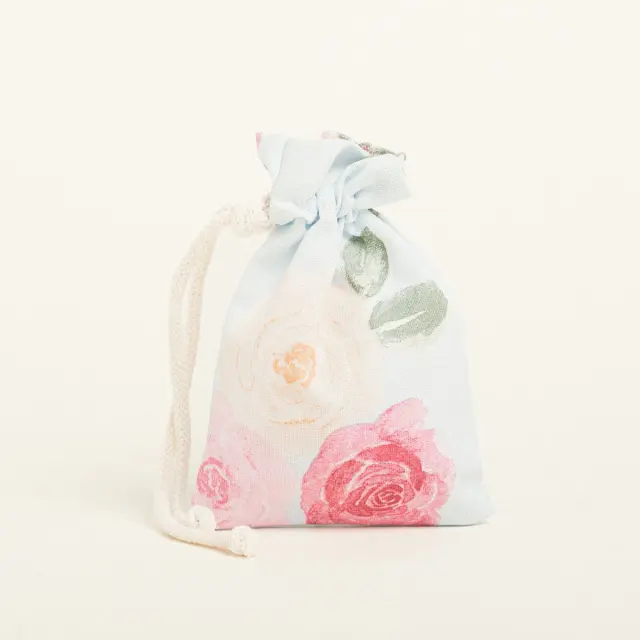 Beauty Home ΠΟΥΓΚΙ ΜΕ ΚΟΡΔΟΝΙ 12 x 17 cm ΤΡΙΑΝΤΑΦΥΛΛΑ ΓΑΛΑΖΙΟ ΦΟΝΤΟ 2